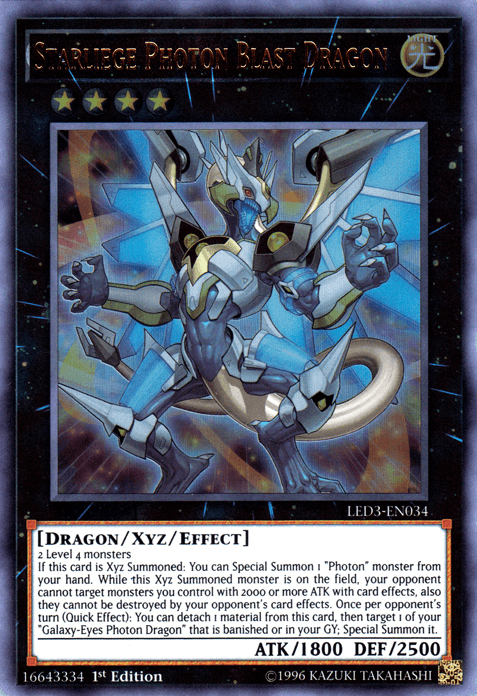Starliege Photon Blast Dragon [LED3-EN034] Ultra Rare - POKÉ JEUX