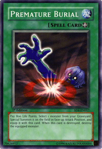 Premature Burial [SD4-EN017] Common - POKÉ JEUX