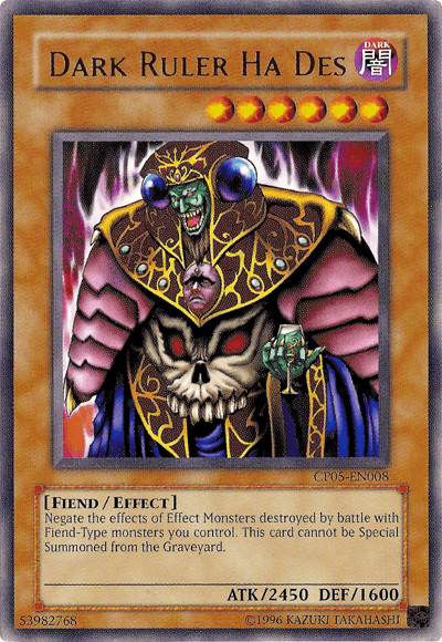 Dark Ruler Ha Des [CP05-EN008] Rare - POKÉ JEUX