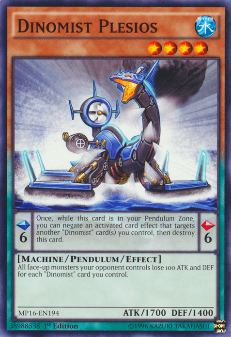 Dinomist Plesios [MP16-EN194] Common - POKÉ JEUX