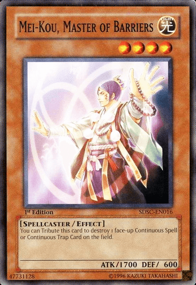 Mei-Kou, Master of Barriers [SDSC-EN016] Common - POKÉ JEUX
