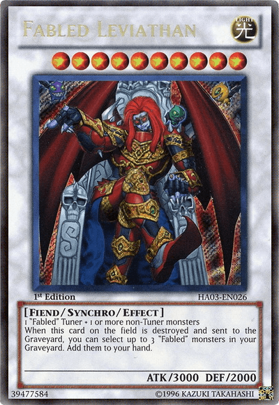 Fabled Leviathan [HA03-EN026] Secret Rare - POKÉ JEUX