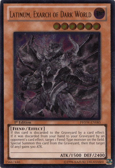 Latinum, Exarch of Dark World [PHSW-EN085] Ultimate Rare - POKÉ JEUX