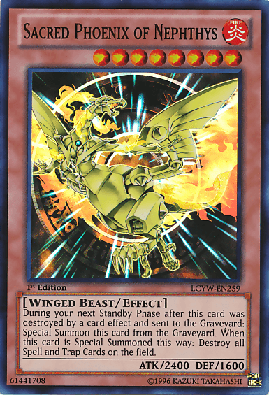 Sacred Phoenix of Nephthys [LCYW-EN259] Super Rare - POKÉ JEUX