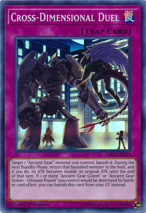 Cross-Dimensional Duel [LED2-EN033] Super Rare - POKÉ JEUX