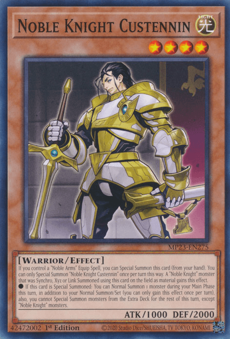 Noble Knight Custennin [MP23-EN275] Common - POKÉ JEUX
