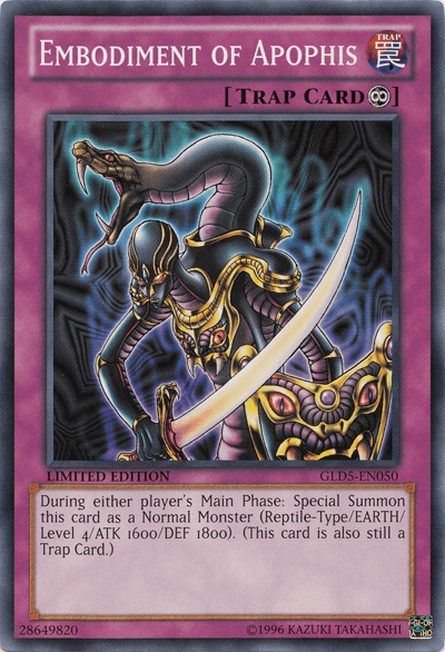 Embodiment of Apophis [GLD5-EN050] Common - POKÉ JEUX
