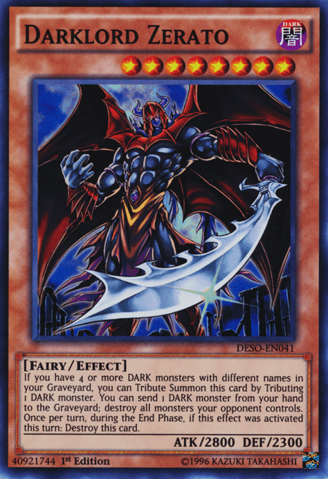 Darklord Zerato [DESO-EN041] Super Rare - POKÉ JEUX