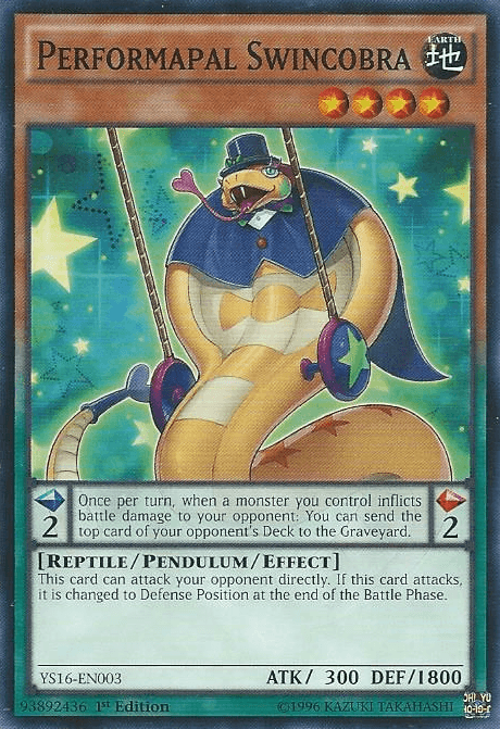Performapal Swincobra [YS16-EN003] Common - POKÉ JEUX