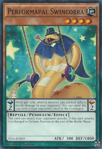 Performapal Swincobra [YS16-EN003] Common - POKÉ JEUX