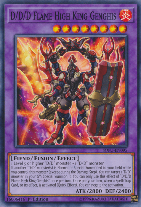 D/D/D Flame High King Genghis [SOFU-EN095] Common - POKÉ JEUX