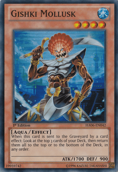 Gishki Mollusk [HA06-EN042] Super Rare - POKÉ JEUX
