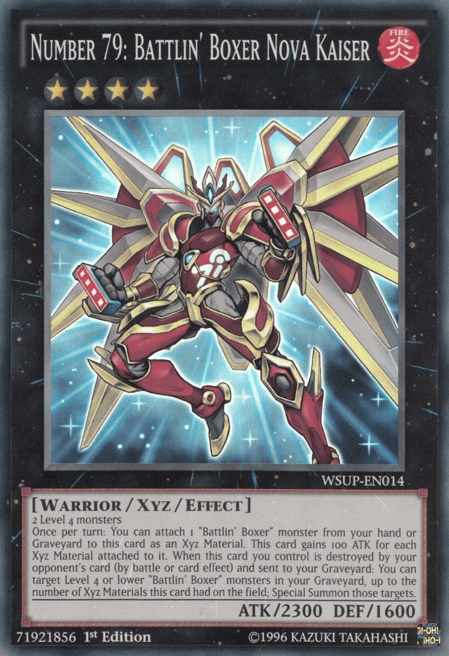 Number 79: Battlin' Boxer Nova Kaiser [WSUP-EN014] Super Rare - POKÉ JEUX
