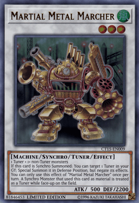 Martial Metal Marcher [CT15-EN009] Ultra Rare - POKÉ JEUX