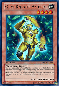 Gem-Knight Amber [HA06-EN033] Super Rare - POKÉ JEUX