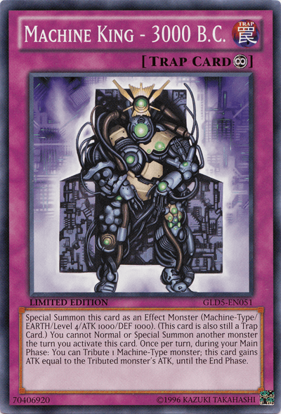 Machine King - 3000 B.C. [GLD5-EN051] Common - POKÉ JEUX