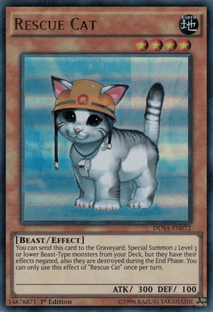 Rescue Cat [DUSA-EN072] Ultra Rare - POKÉ JEUX
