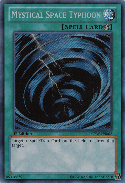 Mystical Space Typhoon [LCYW-EN062] Secret Rare - POKÉ JEUX