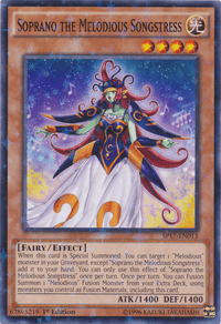 Soprano the Melodious Songstress [SP17-EN013] Starfoil Rare - POKÉ JEUX