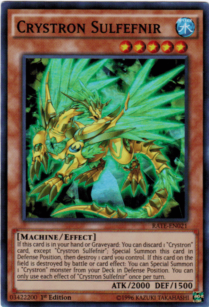 Crystron Sulfefnir [RATE-EN021] Super Rare - POKÉ JEUX
