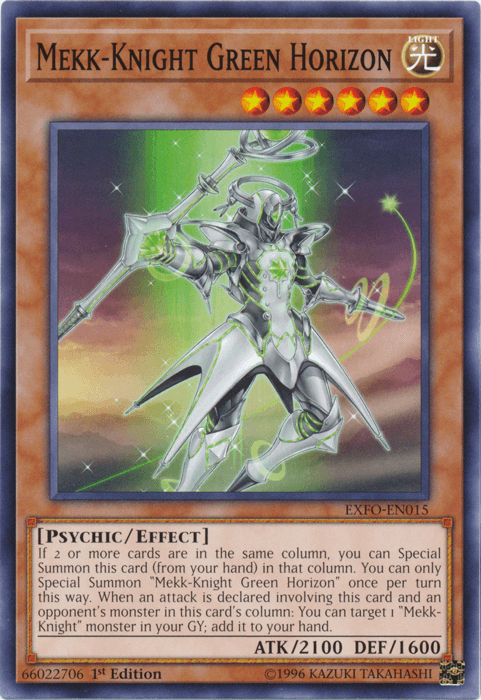 Mekk-Knight Green Horizon [EXFO-EN015] Common - POKÉ JEUX