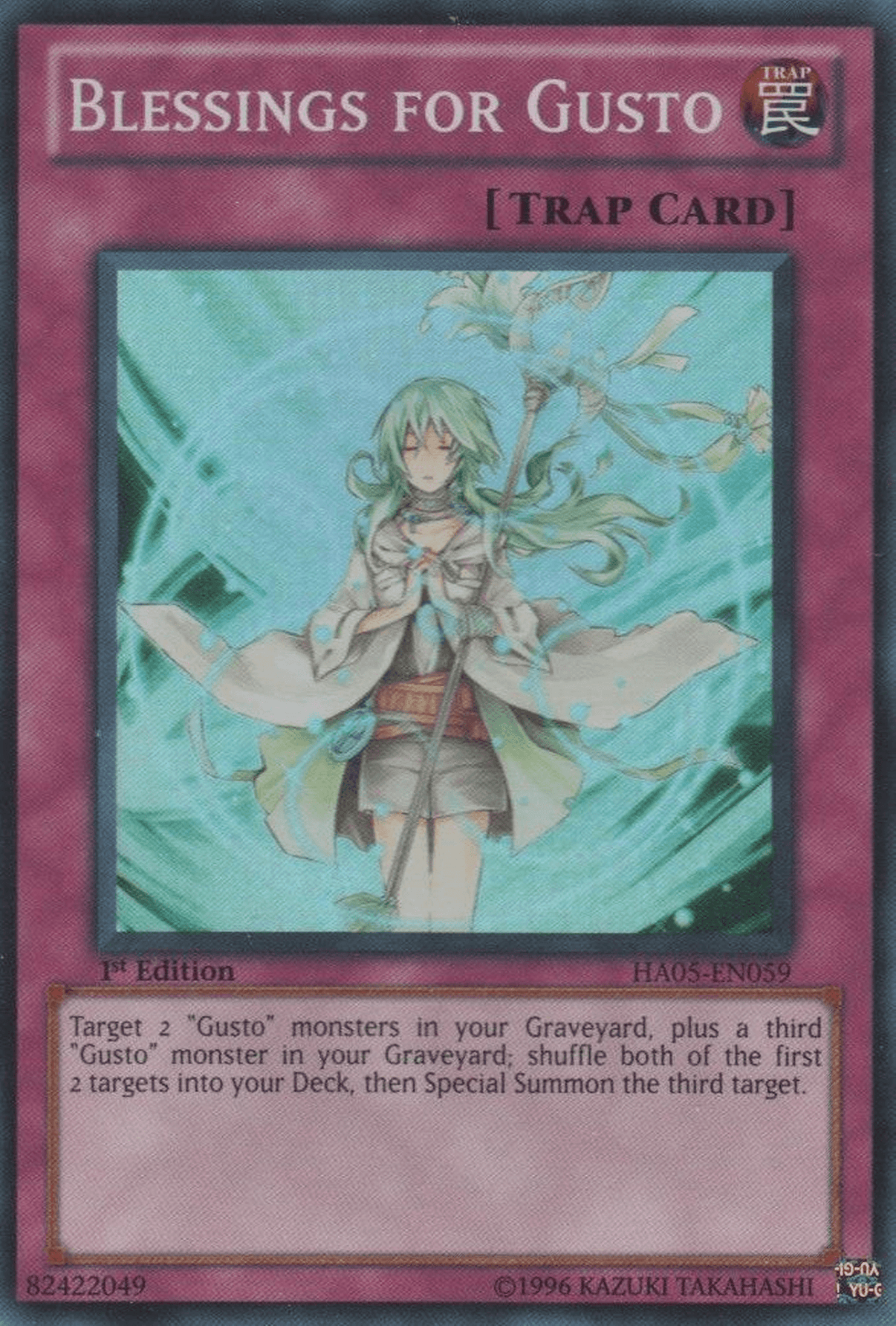 Blessings for Gusto [HA05-EN059] Super Rare - POKÉ JEUX