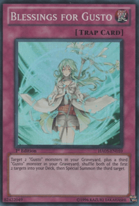 Blessings for Gusto [HA05-EN059] Super Rare - POKÉ JEUX