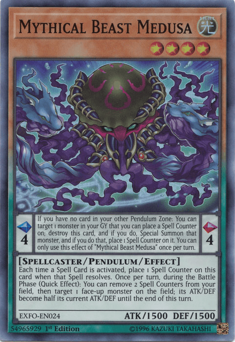 Mythical Beast Medusa [EXFO-EN024] Super Rare - POKÉ JEUX