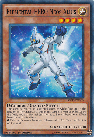 Elemental Hero Neos Alius [SDHS-EN008] Common - POKÉ JEUX