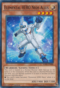 Elemental Hero Neos Alius [SDHS-EN008] Common - POKÉ JEUX