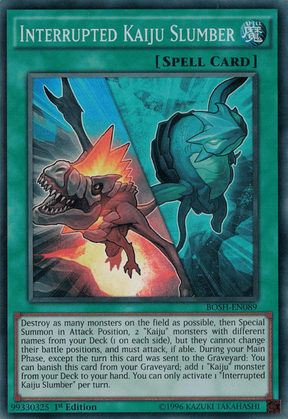 Interrupted Kaiju Slumber [BOSH-EN089] Super Rare - POKÉ JEUX