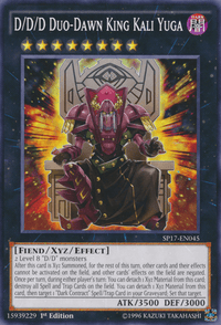 D/D/D Duo-Dawn King Kali Yuga [SP17-EN045] Common - POKÉ JEUX