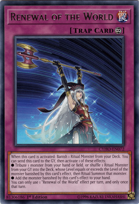 Renewal of the World [CYHO-EN072] Rare - POKÉ JEUX