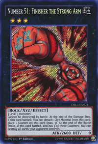Number 51: Finisher the Strong Arm [DRL3-EN024] Secret Rare - POKÉ JEUX