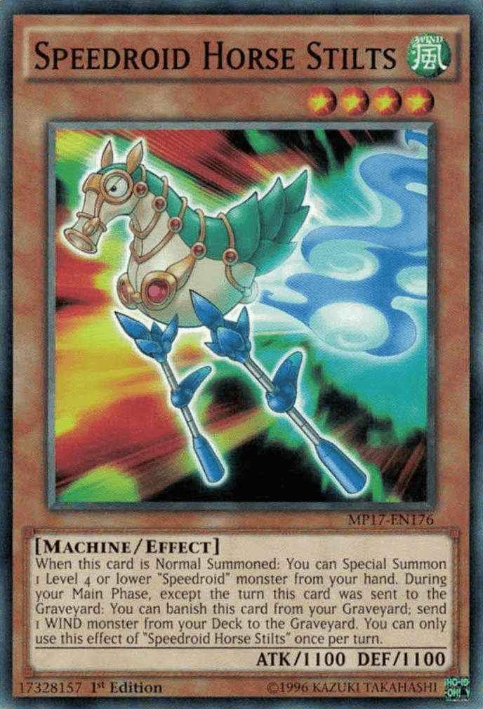 Speedroid Horse Stilts [MP17-EN176] Common - POKÉ JEUX