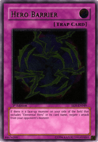 Hero Barrier [EEN-EN049] Ultimate Rare - POKÉ JEUX