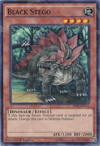 Black Stego [BP03-EN025] Shatterfoil Rare - POKÉ JEUX