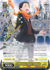 « Memory Snow » Subaru (RZ/S68-E004SP SP) [Re:ZERO Memory Snow] 