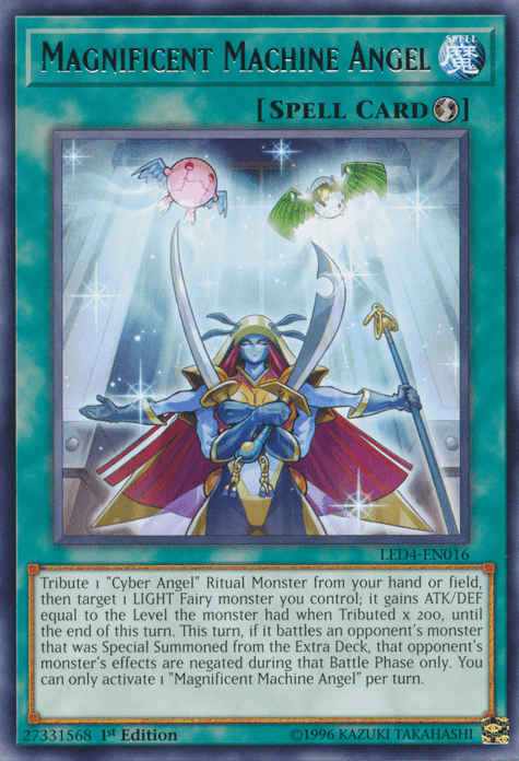 Magnificent Machine Angel [LED4-EN016] Rare - POKÉ JEUX