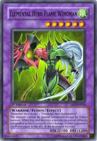 Elemental Hero Flame Wingman [DP1-EN010] Super Rare - POKÉ JEUX