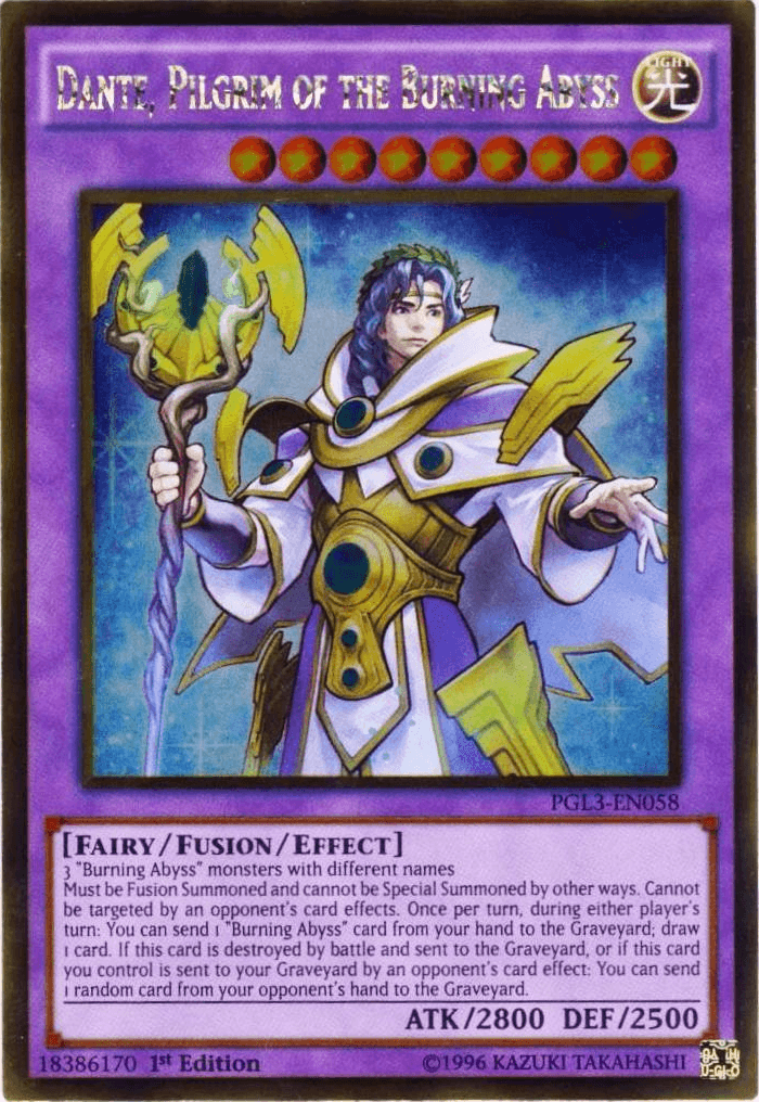 Dante, Pilgrim of the Burning Abyss [PGL3-EN058] Gold Rare - POKÉ JEUX