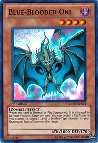 Blue-Blooded Oni [GENF-EN034] Super Rare - POKÉ JEUX