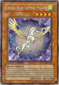 Crystal Beast Sapphire Pegasus [CT04-EN002] Secret Rare - POKÉ JEUX