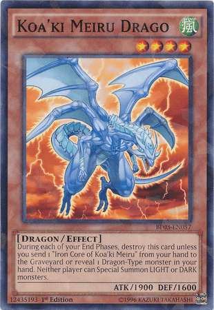 Koa'ki Meiru Drago [BP03-EN057] Shatterfoil Rare - POKÉ JEUX