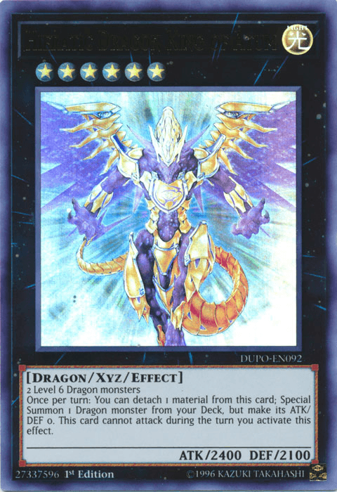 Hieratic Dragon King of Atum [DUPO-EN092] Ultra Rare - POKÉ JEUX