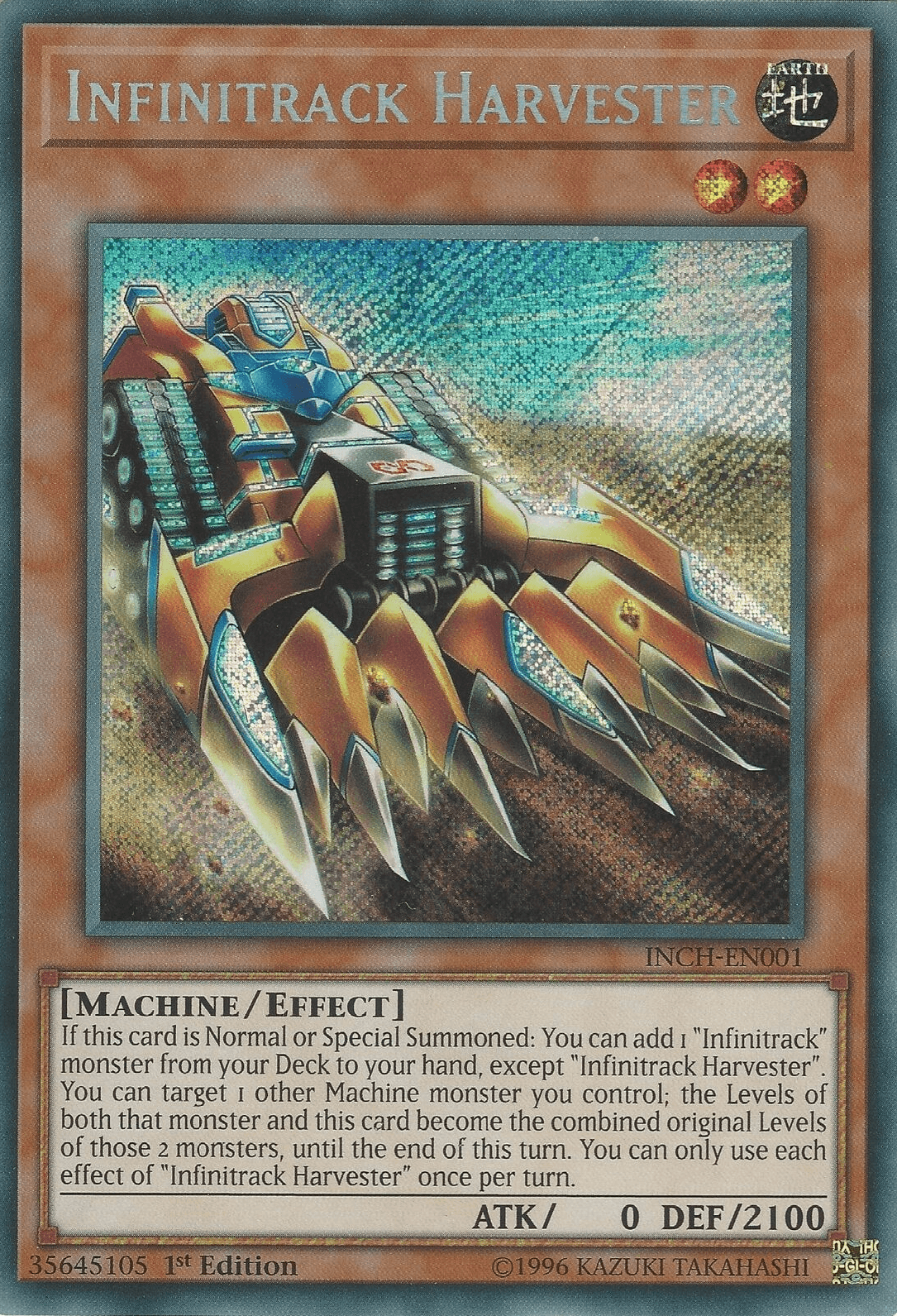 Infinitrack Harvester [INCH-EN001] Secret Rare - POKÉ JEUX