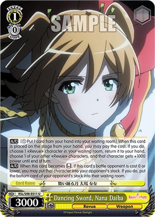 Dancing Sword, Nana Daiba (RSL/S98-E011 U) [Revue Starlight The Movie] - POKÉ JEUX