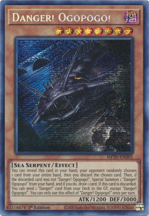 Danger! Ogopogo! [MP20-EN001] Prismatic Secret Rare - POKÉ JEUX