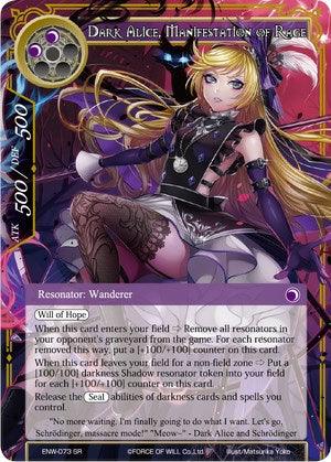 Dark Alice, Manifestation of Rage (ENW-073) [Echoes of the New World] - POKÉ JEUX