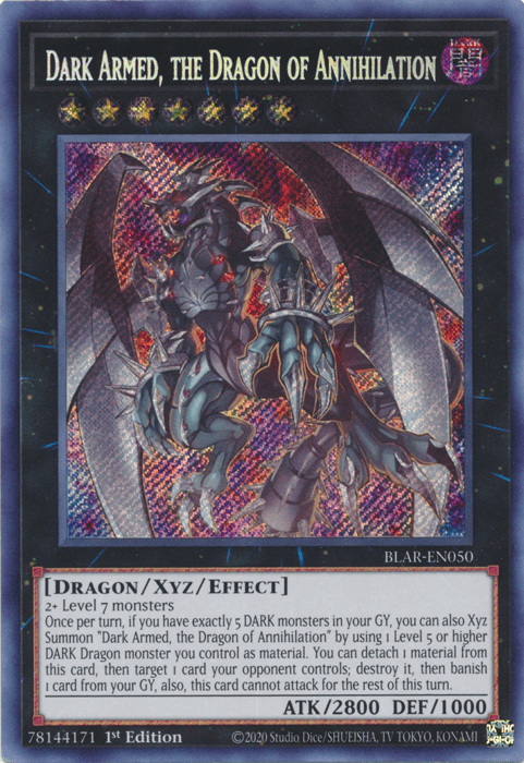 Dark Armed, the Dragon of Annihilation [BLAR-EN050] Secret Rare - POKÉ JEUX
